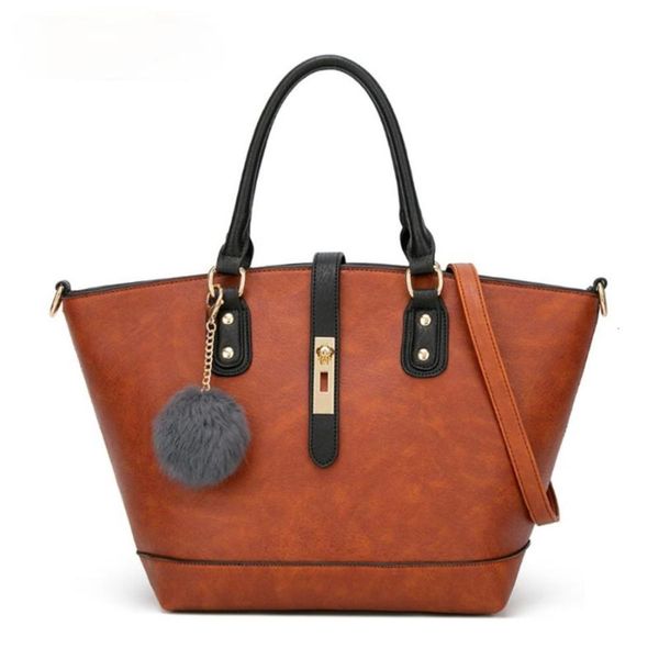 

cross body designer female totes women handbag solid pu leather bags vintage handbags ladies portable shoulder bag office hobos