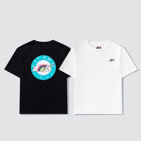 

an brand fashion short-sleeved t shirt large version mens tshirts, White;black