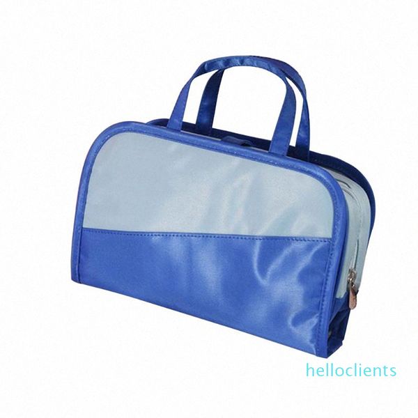 

bathroom simple large capacity cosmetic case casual inner visible dustproof travel storage wash makeup bag multifunctional small s7kb#