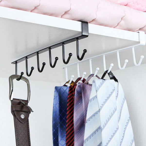

hooks & rails kitchen accessories storage rack multi-function under cabinet metal hook organizer holder for home organizador