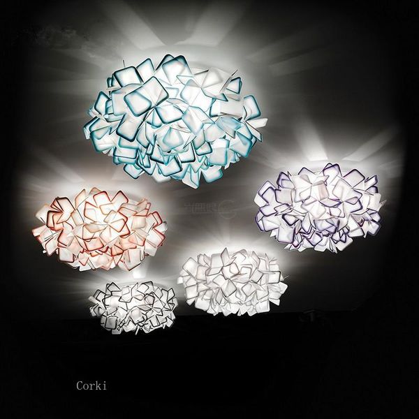 

pendant lamps design flower ceiling lamp acrylic lampshade shape led hanging lights living room bedroom