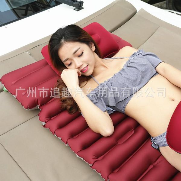 

outdoor pads tpu fit cloth convenient storage gift single mouth blowing air mattress moisture pad tent inflatable cushion