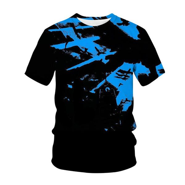 

men's t-shirts summer fooly cooly t-shirt anime flcl 3d printing harajuku street fashion comfortable oversized short sleeve, White;black