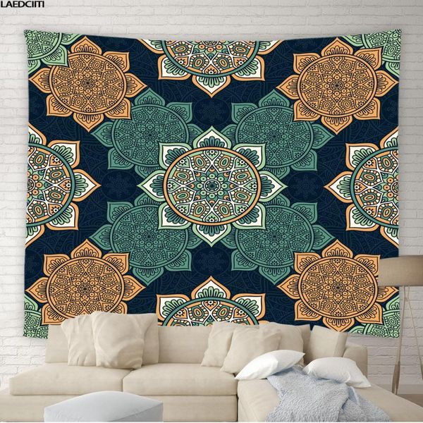 

tapestries bohemian mandala tapestry ethnic floral abstract pattern background wall hanging cloth living room bedroom home decor