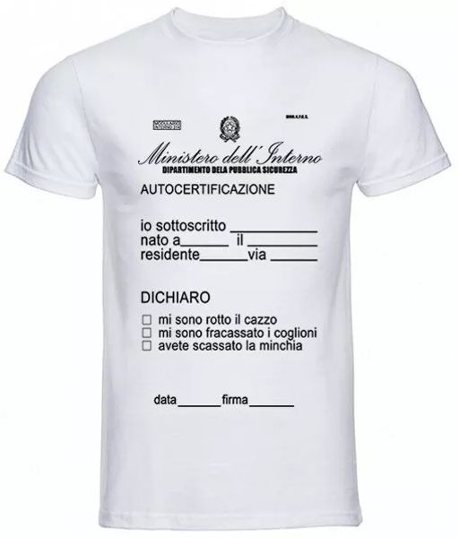 

t-shirt shirt-certification form to quit funny white t-shirt, White;black