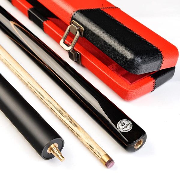 

omin initiation series 3/4 snooker cue stick 9.8mm tip ash shaft brass joint solid wood buhandmade billiard pool kit cues