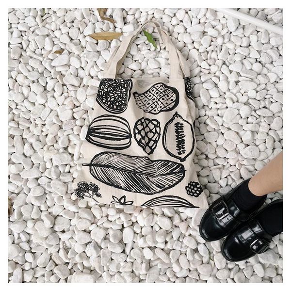 

evening bags women bag cotton fabric tote floral korean hasp soft fashion shoulder handbags high-capacity shopping girls