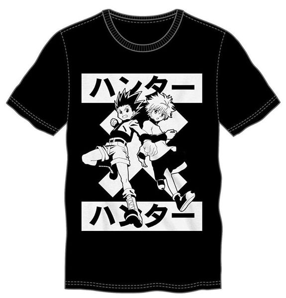 

men's t-shirts hepburn hanta hxh x black tee t-shirt shirt, White;black
