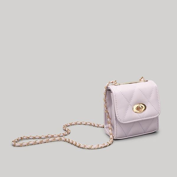 

shoulder bags 2021 women fashion chain solid color pu messenger phone wallets