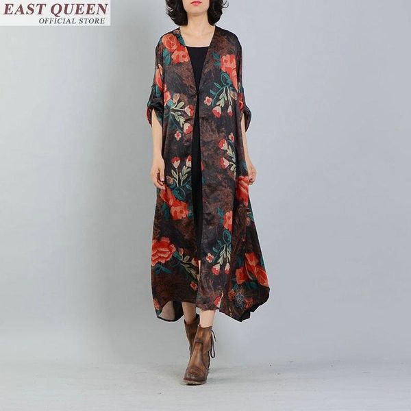 

women's blouses & shirts women long sleeve cardigan retro boho floral lace formal casual loose chic feeling clothes ff187 a, White