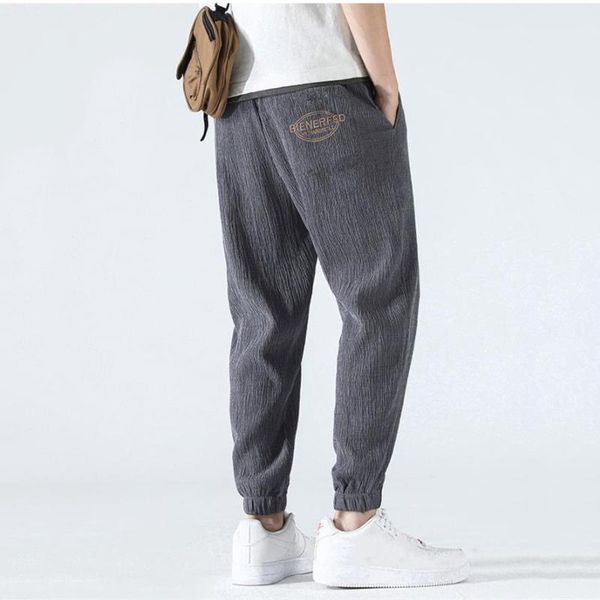 

men's pants summer sweatpants men light weight baggy solid color quick-drying outdoor streetwear sport oversize trousers, Black