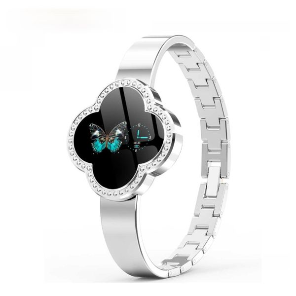 

slimy women lady smart watch s6 blood pressure heart rate monitor fitness tracker sports smartwatch band for ios android phone