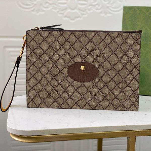 

classic clutch bag neo vintage tiger head designer canvas handbag shoulder bags purse