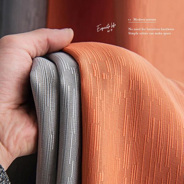 

curtain & drapes nordic modern minimalist full shading stitching homestay bay window sound insulation curtains for living dining room bedroo