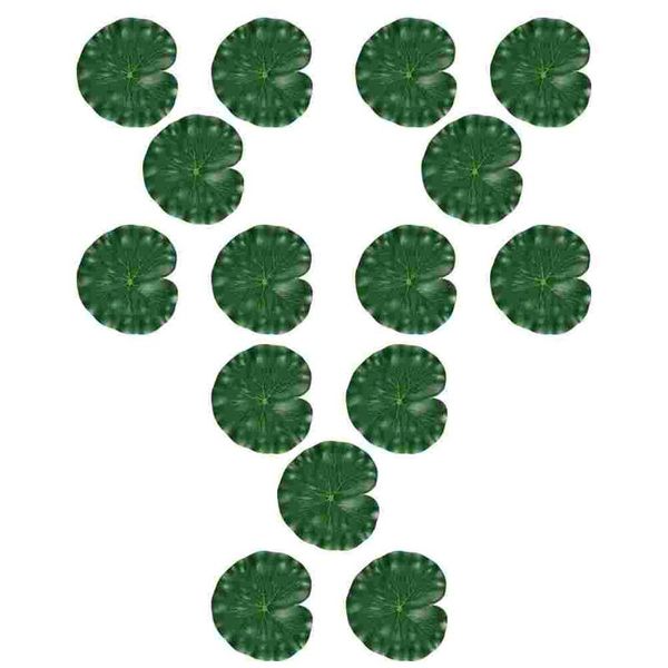 

decorative flowers & wreaths 15pcs artificial lotus leaves lifelike simulation for decoration