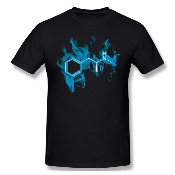 

o-neck 100 cotton blue - c10h15n breaking bad sleeve short men's t-shirts, White;black