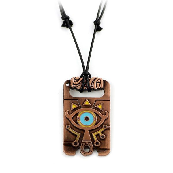 

pendant necklaces legend of zelda necklace for friends wild fashion chain rope eyes anime man women collier jewelry 1pcs, Silver