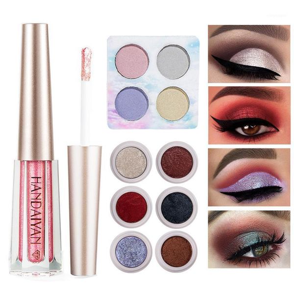 

metallic diamond palette eyeshadow pearly waterproof glitter eye shadow shimmer makeup pigment cosmetic1