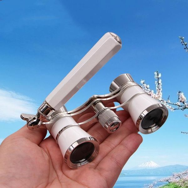 

telescope & binoculars professional wide-angle high-definition low light level night vision with handle 3x25 all-metal white