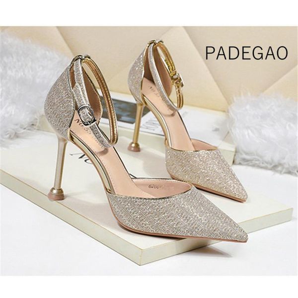 

womens shoes 2021 fashion party night elegant sandals casual korean ol high heels women, Black