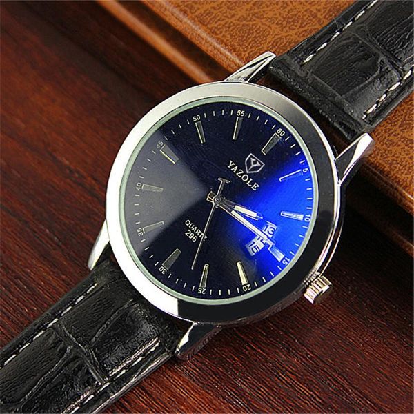 

wristwatches drop calendar men watch simple dial fashion casual luminous business quartz male clock montre homme, Slivery;brown