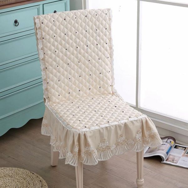 

chair covers simple designed european style spots pattern cover fashion comfortable cloth lace hem modern