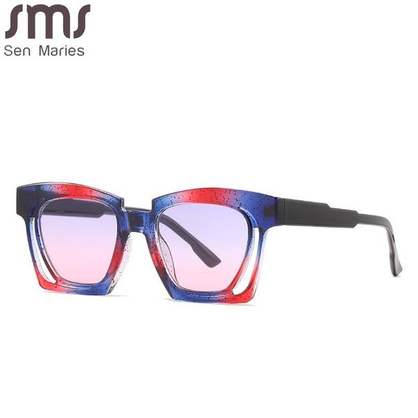 

sunglasses square oversized fashion men women shades uv400 vintage glasses designer, White;black