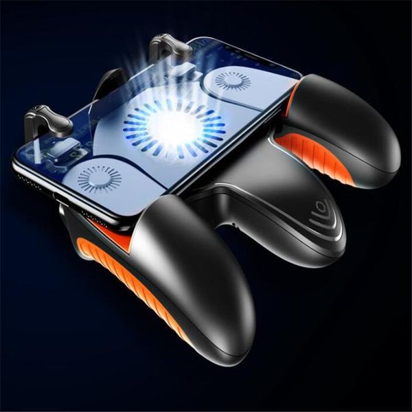 

game controllers & joysticks m16 for pubg controller mobile shooter trigger fire button android phone gamepad joystick with cooler fa
