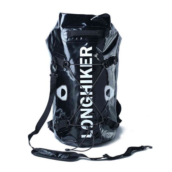 

outdoor waterproof backpack mountaineering cycling camping swimming sports bag bucket diving fitness, Blue;pink