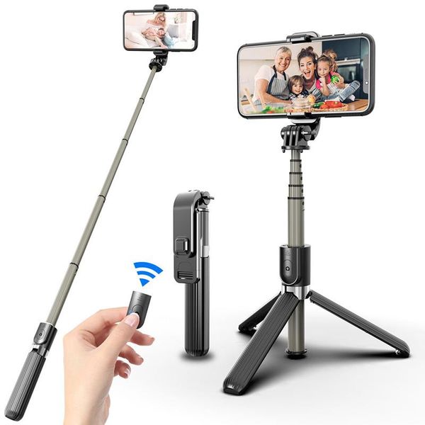 

k07s/xt09s wireless bluetooth selfie stick tripod extendable monopod with shutter for smartphone monopods