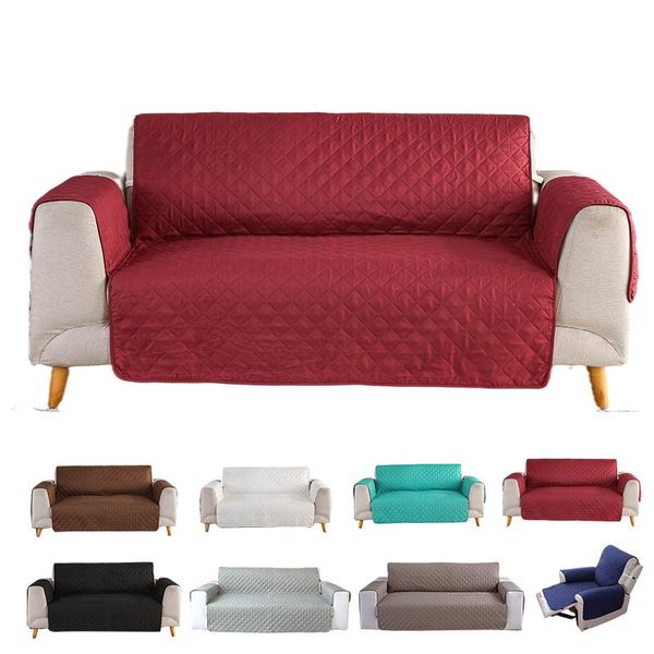

chair covers durable sofa cover couch protector with elastic straps for kids and pets red