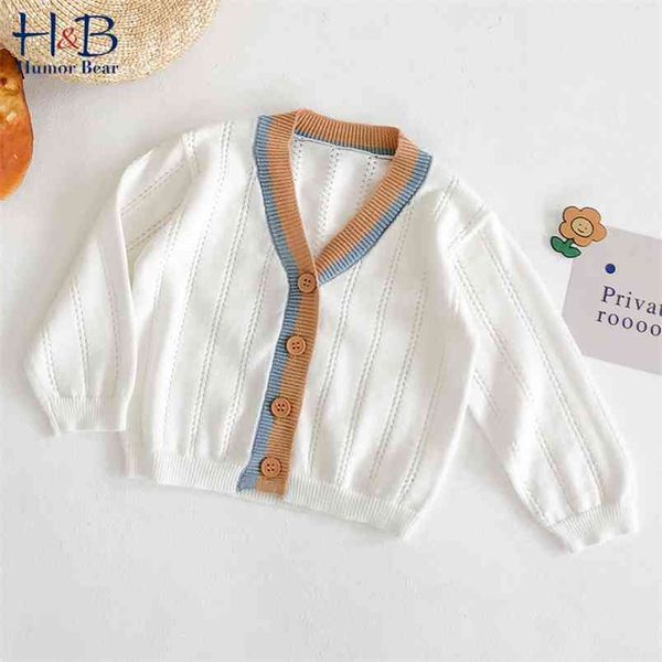 

kids ssweater knitted wool autumn baby hand-embroidered coat jacket children's clothes infant girls sweater 210611, Blue
