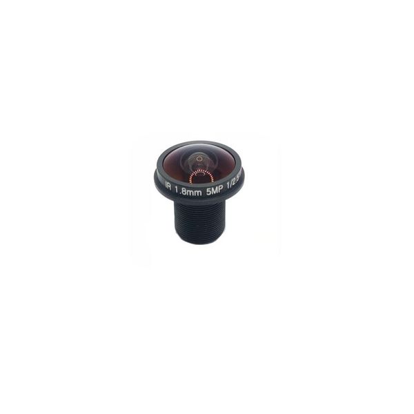 

1.8mm fisheye lens cctv camera ir m12 hd 5mp pixel with 650nm filter not inductive infrared