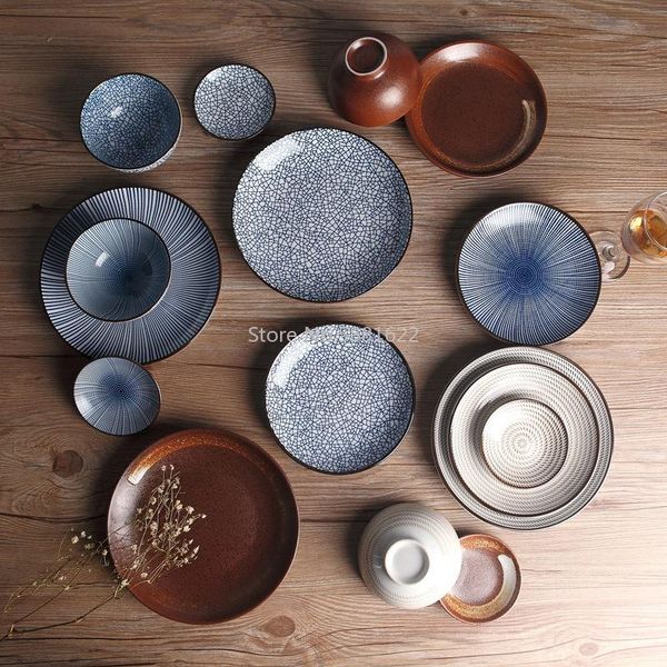 

dishes & plates japanese traditional style ceramic dinner porcelain saucer plate sushi rice noddle dinnerware