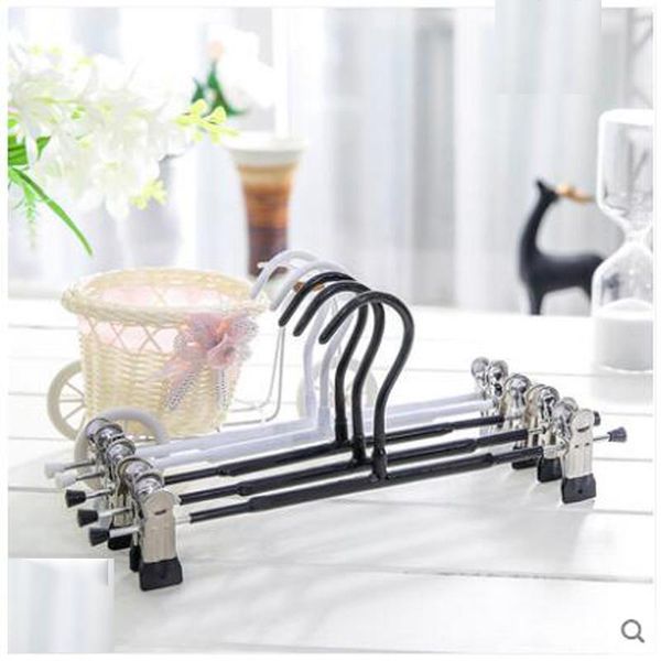 

hangers & racks 10pcs/lot 31cm metal trousers rack thick non-slip hanger