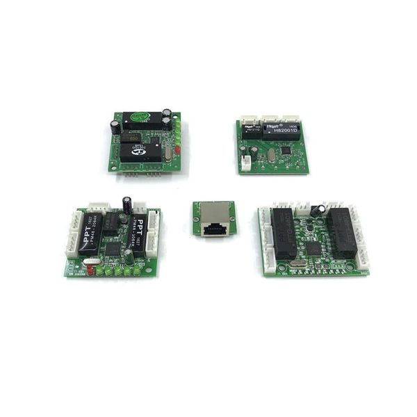 

walkie talkie mini module design ethernet switch circuit board for 10/100mbps 3/5/6/8 port pcba oem motherboard