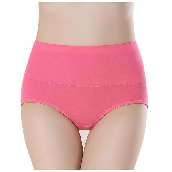 

briefs for women's fashion basic elastic comfortable solid color cotton underwear women girl knicker #py10 panties, Black;pink