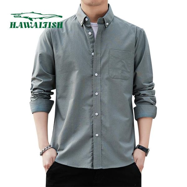 

men's casual shirts male 2021 spring long-sleeved shirt business pure cotton all-match white, White;black