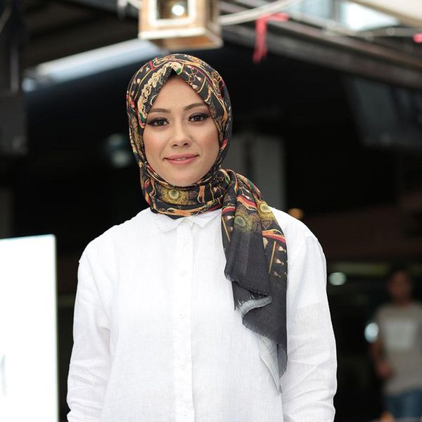 

scarves afvente patterned cotton shawl, Blue;gray