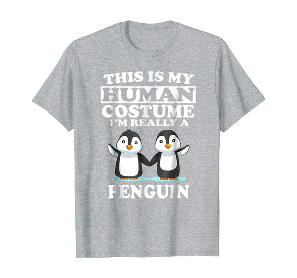 

This Is My Human Costume I'm Really A Penguin T-Shirt Funny, Mainly pictures