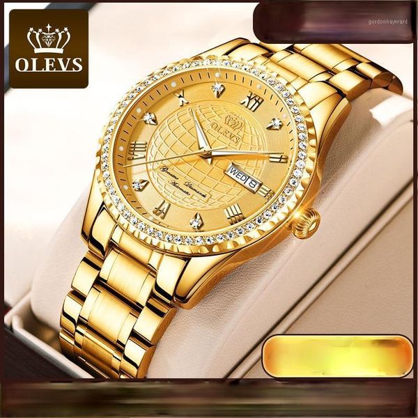 

wristwatches automatic mechanical watch local tyrants gold business men waterproof male sell like cakes, Slivery;brown