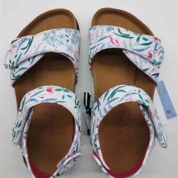 

oem japanese children's cork sandals, Black;red