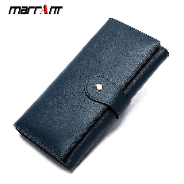 

women's american european zordanni wallet purse and retro leather tri-fold mid-length clutch coin peuie