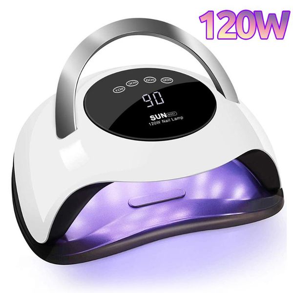 

led lamp nail dryer 36 pcs beads lcd display smart sensor lampara nails gel polish for manicure tools dryers