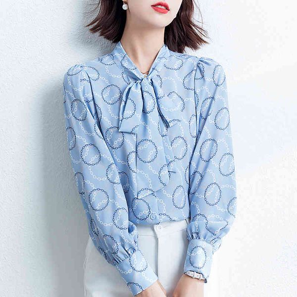 

women's blouses & shirts women office blouses big size shirt ladies chiffon blue mujer fashion vq0j, White