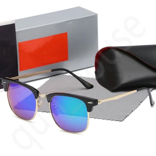 

10pcs fashion classic retro sunglasses luxury r* brand designer eyewear polarized men pilot sun glasses uv400 women eyeglasses metal frame r, White;black