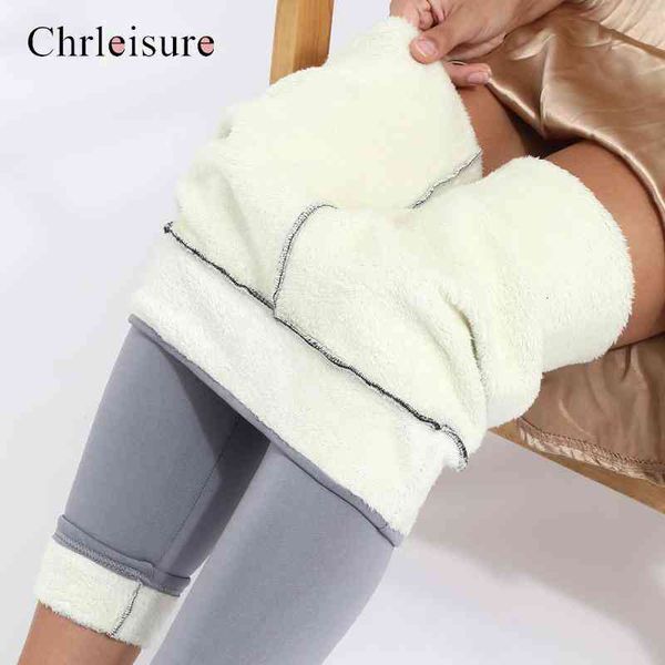 

women pants warm winter thick velvet legging high waist black leggings compression thick lamb wool pants cold resistant, Black;white