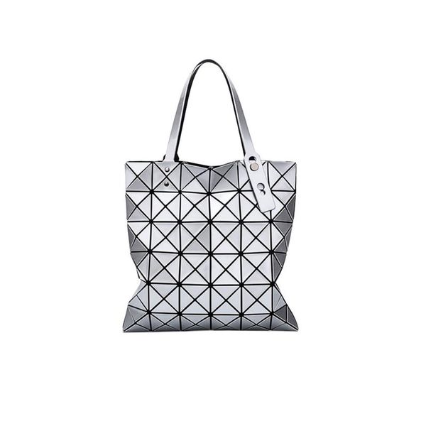

storage bags women handbag luxury shoulder bag set folding totes rainbow female purse ladies luminous geometric bucket