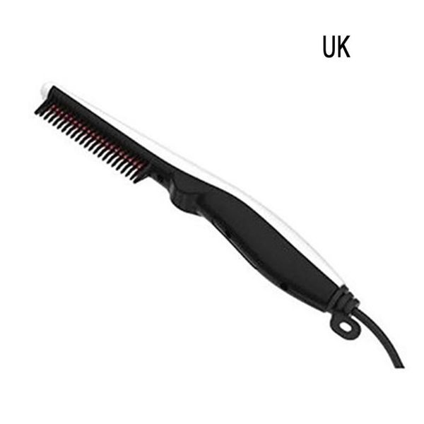 

electric hair brushes men's beard styling comb curler multi-functional straight