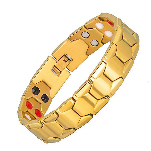 

bangles bracelet fashion football gold men's stainless steel metal ornament, Black